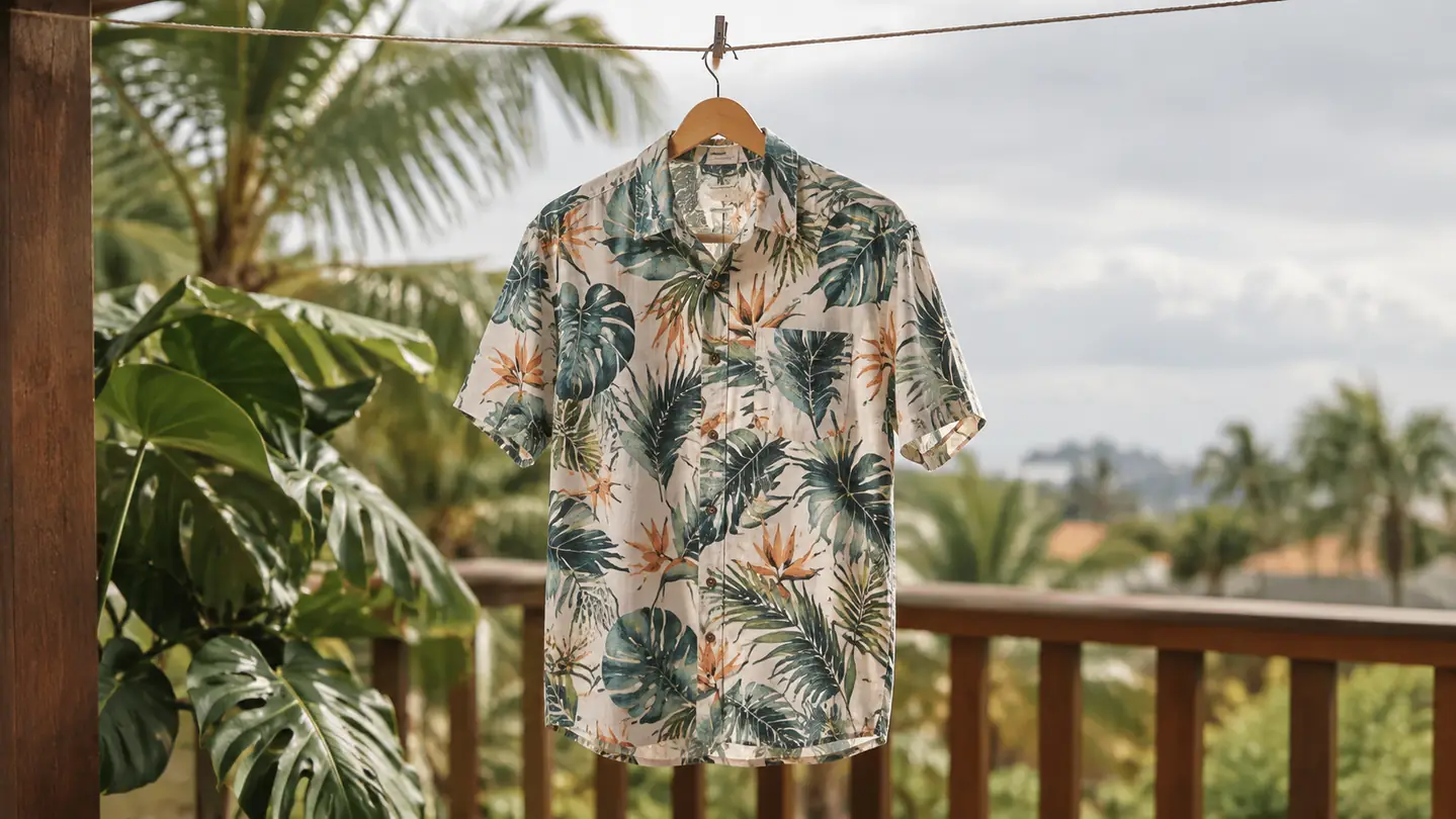 How to Wash and Care for a Men's Aloha Shirt So the Print Lasts